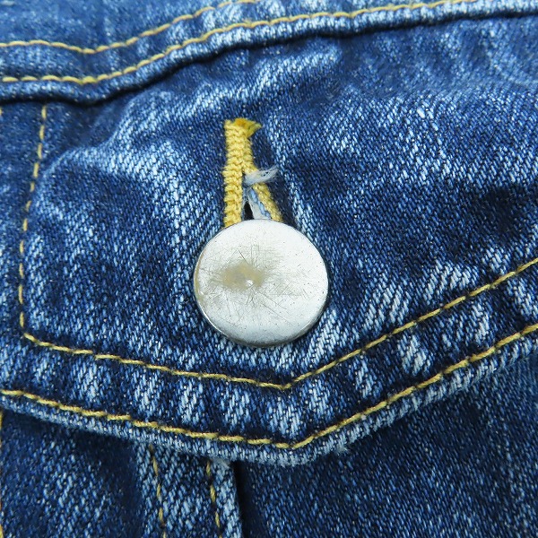 実際に弊社で買取させて頂いたn(n) by NUMBER (N)INE/エヌエヌバイナンバーナイン ジップポケット/音符 デニムジャケット 2の画像 7枚目