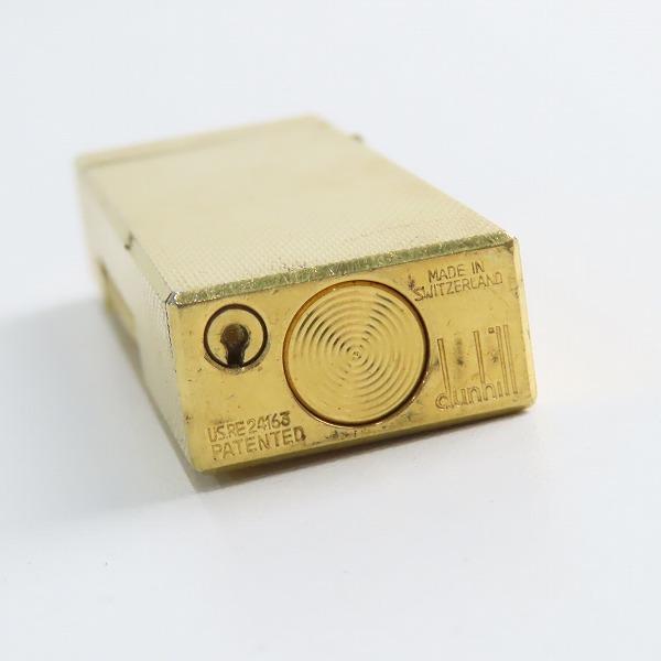 実際に弊社で買取させて頂いたdunhill/ダンヒル サイドローラー ライター ゴールドの画像 4枚目