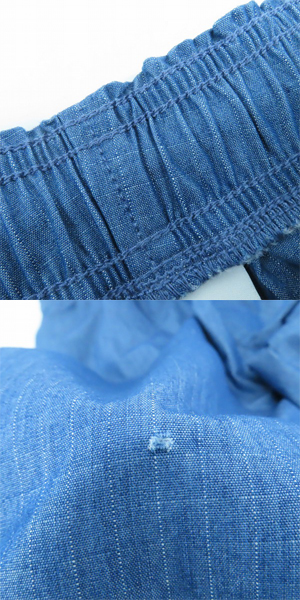 実際に弊社で買取させて頂いたWTAPS/ダブルタップス SEAGULL03/シーガル トラウザーズ リップストップ デニムパンツ 221WVDT-PTM03/02の画像 9枚目