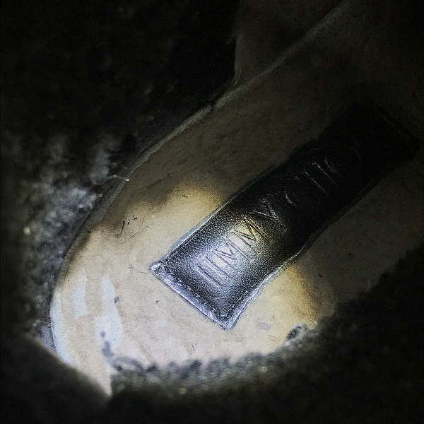 実際に弊社で買取させて頂いたJIMMY CHOO/ジミーチュウ クリアソール/裏地ボア レースアップブーツ 43の画像 6枚目