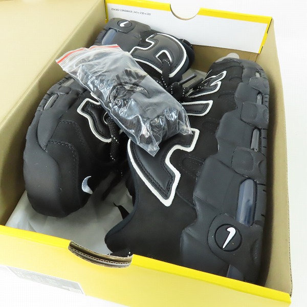 実際に弊社で買取させて頂いたNIKE×AMBUSH/ナイキ×アンブッシュ AIR MORE UP TEMPO LOW SP/エアモアアップテンポ ロー ブラック FB1299-001/28.0の画像 7枚目