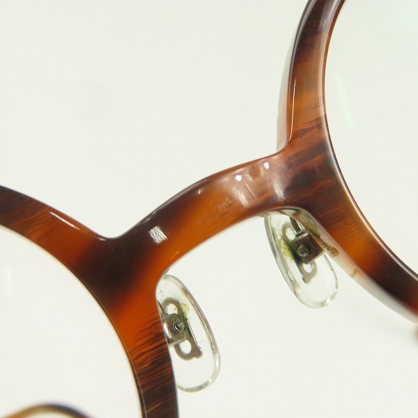 実際に弊社で買取させて頂いた白山眼鏡店/ハクサンガンキョウテン 丸型眼鏡/メガネフレーム/アイウェアの画像 7枚目