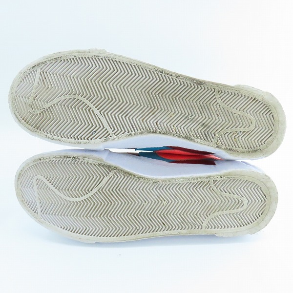 実際に弊社で買取させて頂いたNIKE×SACAI×KAWS/ナイキ×サカイ×カウズ BLAZER LOW Team Red DM7901-600/28の画像 2枚目