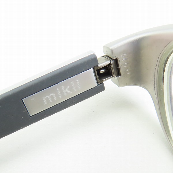 実際に弊社で買取させて頂いたalain mikli×STARCK EYES/アランミクリ×スタルクアイズ ALU-X 3 アルミ合金 メタル メガネフレーム/アイウェア P0303.05の画像 6枚目