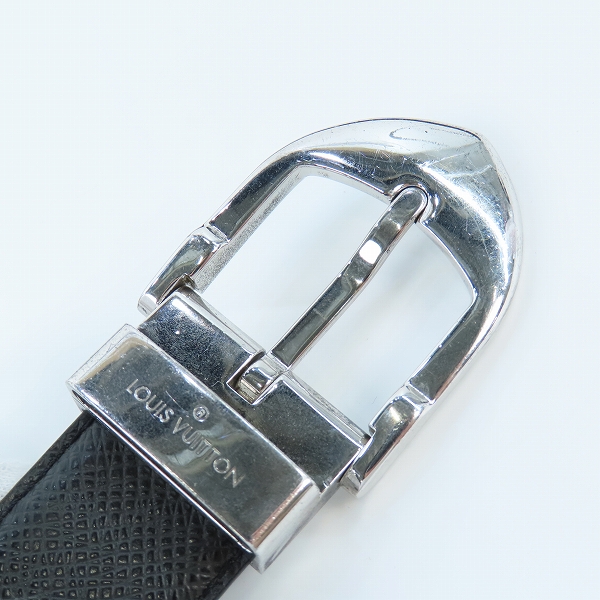 実際に弊社で買取させて頂いたLOUIS VUITTON/ルイヴィトン タイガ サンチュール レザーベルトの画像 5枚目