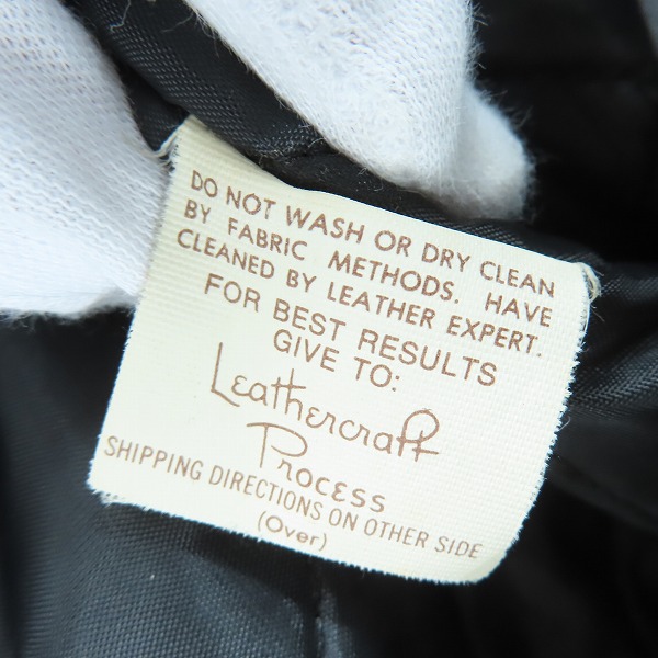 実際に弊社で買取させて頂いたDURO JAC by Schott/ショット レザーダブルライダース/40の画像 3枚目