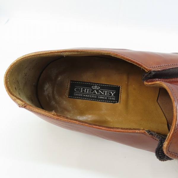 実際に弊社で買取させて頂いた CHEANEY/チーニー レザーシューズ/10.5の画像 4枚目