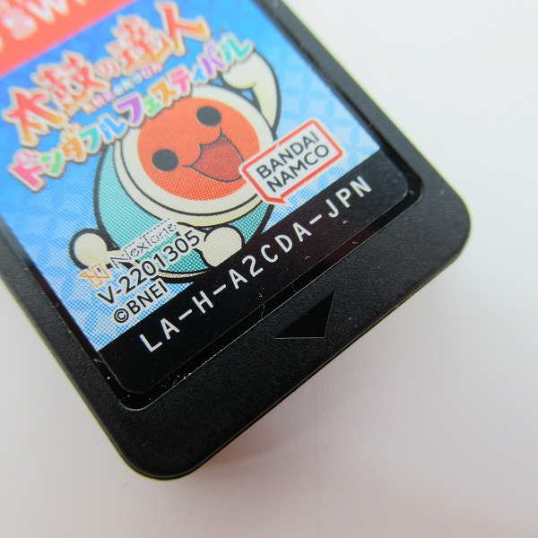 実際に弊社で買取させて頂いたNintendo Switch/ニンテンドー スイッチ ソフト バンダイナムコ 太鼓の達人 ドンダフルフェスティバルの画像 6枚目
