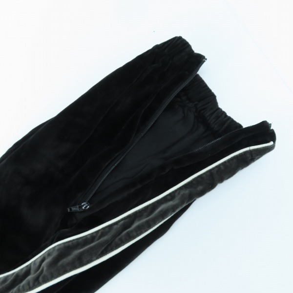 実際に弊社で買取させて頂いたWACKO MARIA/ワコマリア 23FW VELVET TRACK PANTS/ロゴ刺繍 ベロア トラック パンツ/ジャージ/Mの画像 7枚目