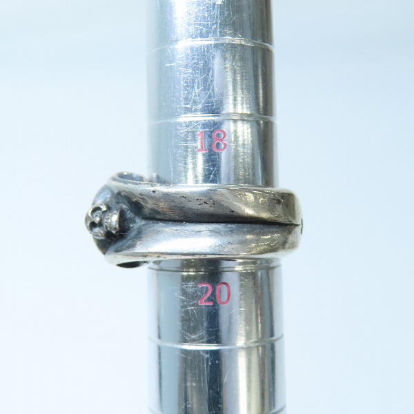 実際に弊社で買取させて頂いた【ギャラ付き】Gabor/ガボール Gaboratory/ガボラトリー GOTHIC SKULL RING/ゴシック スカル リング 19.5号の画像 7枚目