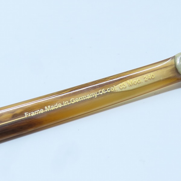 実際に弊社で買取させて頂いたLUNOR/ルノア A6 mod.240 col.03 眼鏡/メガネフレームの画像 5枚目