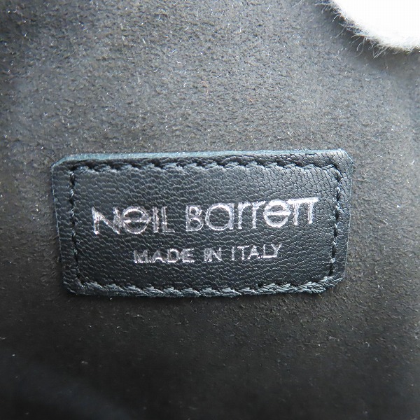実際に弊社で買取させて頂いたNEIL BARRETT/ニールバレット  サンダーボルト レザークラッチバッグの画像 4枚目