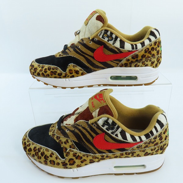 実際に弊社で買取させて頂いたNIKE×ATMOS/ナイキ×アトモス AIR MAX 1 DLX ANIMAL PACK 2.0 エアマックス1 アニマルパック AQ0928-700/25.5の画像 3枚目