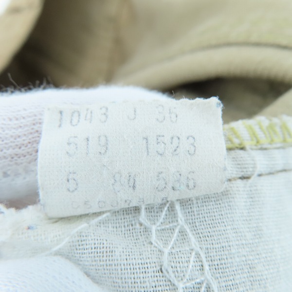 実際に弊社で買取させて頂いたLevis/リーバイス 80s ヴィンテージ 刻印536 白タブ コーデュロイパンツ ベージュ 519-1523 W33 L32の画像 4枚目