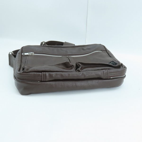 実際に弊社で買取させて頂いたPORTER/ポーター FREE STYLE/フリースタイル SHOULDER BAG/ショルダーバッグ ブラウン 707-08212の画像 2枚目