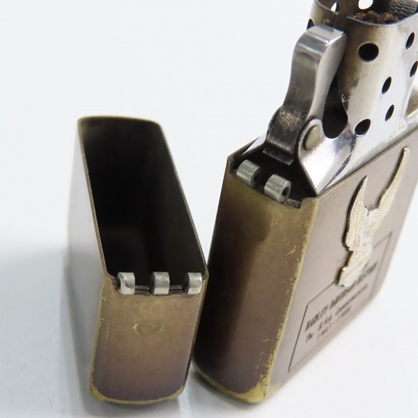 実際に弊社で買取させて頂いた【ジャンク】ZIPPO/ジッポー HARLEY-DAVIDSON/ハーレーダビッドソン メタル貼り 1991年製の画像 6枚目