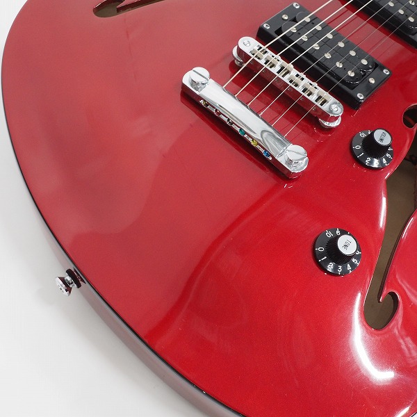 実際に弊社で買取させて頂いた★【美品】Squier by Fender/スクワイヤー Affinity STARCASTER/スターキャスター セミアコ エレキギター ケース付の画像 6枚目