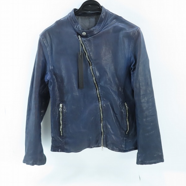 実際に弊社で買取させて頂いたBACKLASH/バックラッシュ シングルライダース ジャパンホースレザー 1606-01/M