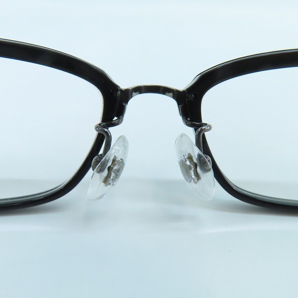 実際に弊社で買取させて頂いた999.9/フォーナインズ 眼鏡/メガネフレーム TITANIUM 度入り アイウェア M-23 Col.9012の画像 3枚目