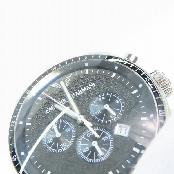 実際に弊社で買取させて頂いたEMPORIO ARMANI/エンポリオアルマーニ クロノグラ 腕時計 AR0585【動作未確認】の画像 6枚目