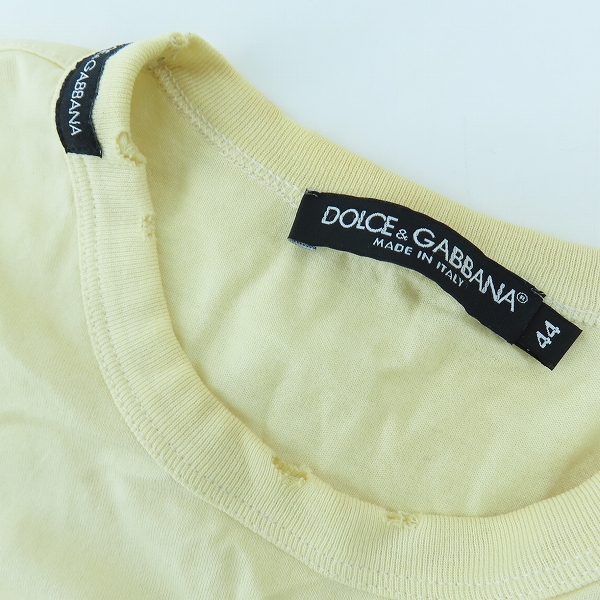 実際に弊社で買取させて頂いたDOLCE&GABBANA/ドルチェ&ガッバーナ/ドルガバ 長袖Tシャツ G8G75T/44の画像 5枚目