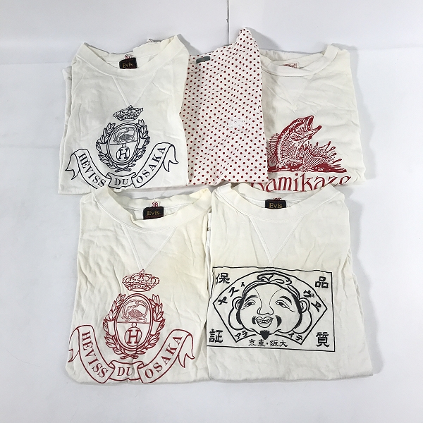 実際に弊社で買取させて頂いた【おまとめ】EVIS/エヴィス/エビス 初期 Tシャツ