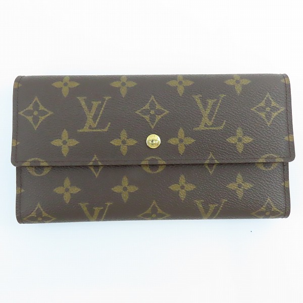 実際に弊社で買取させて頂いたLOUIS VUITTON/ルイヴィトン モノグラム ポルトトレゾール インターナショナル 3つ折り長財布/M61215
