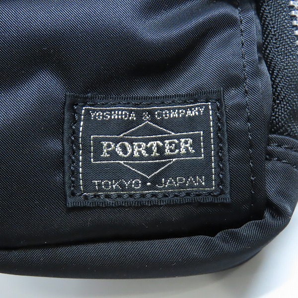 実際に弊社で買取させて頂いた(3)PORTER/ポーター TANKER/タンカー ポーチ ブラックの画像 5枚目