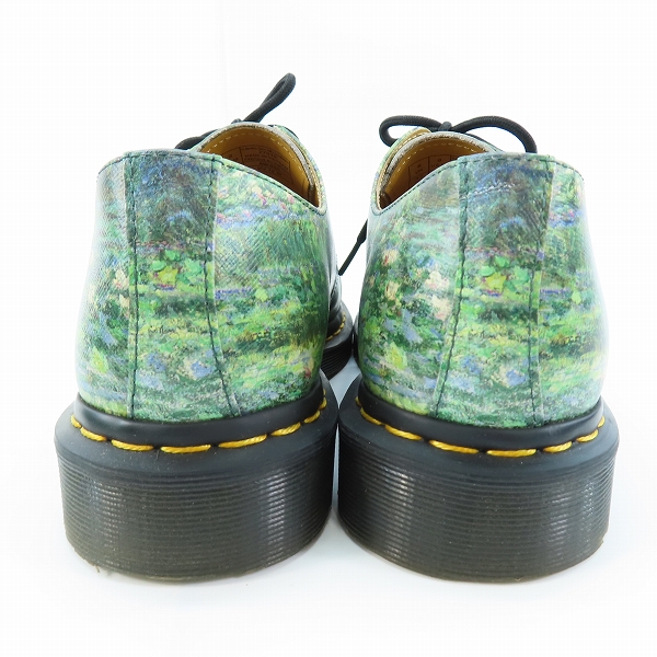 実際に弊社で買取させて頂いたDr.Martens/ドクターマーチン The NATIONAL GALLERY 1461 TNG LILY POND 緑 27930102/UK8の画像 1枚目