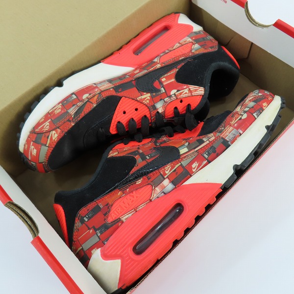 実際に弊社で買取させて頂いたNIKE×atmos/ナイキ×アトモス AIR MAX 90 PRNT WE LOVE NIKE/エアマックス90 プリント AQ0926-001/26.5の画像 7枚目