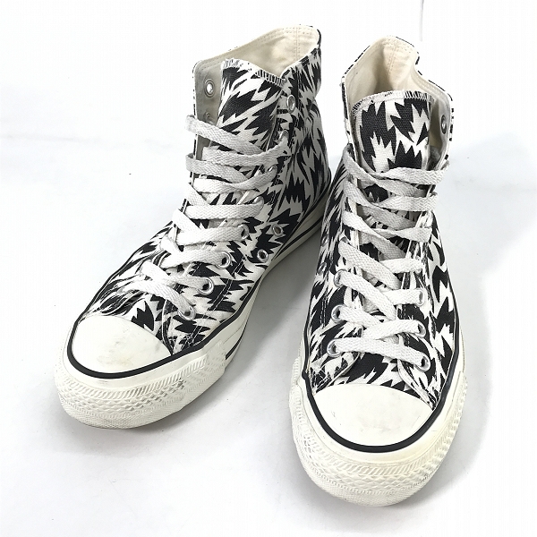 実際に弊社で買取させて頂いたELEY KISHIMOTO/イーリーキシモト 総柄 ハイカット スニーカーシューズ 26 