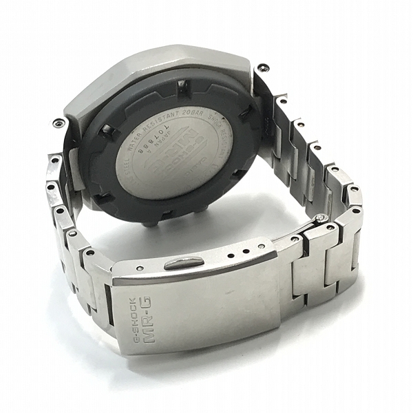 実際に弊社で買取させて頂いたG-SHOCK/Gショック MR-G アナログ フルメタル MRG-120【動作未確認】の画像 2枚目