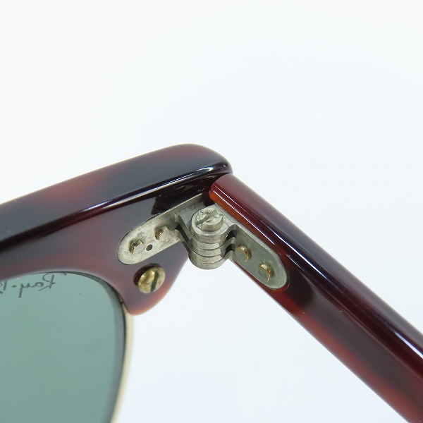 実際に弊社で買取させて頂いたRay-Ban/レイバン BAUSCH&LOMB クラブマスター サングラス/アイウェア W0366の画像 8枚目
