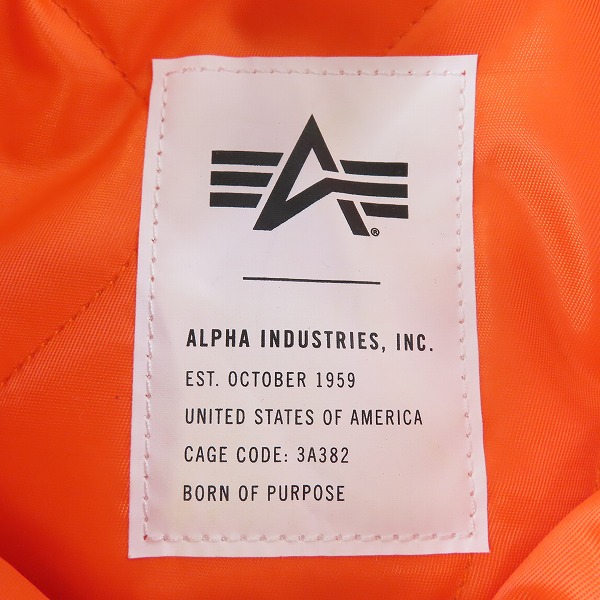 実際に弊社で買取させて頂いたALPHA INDUSTRIES/アルファインダストリーズ  ショルダーバック/TZ1084-003の画像 5枚目
