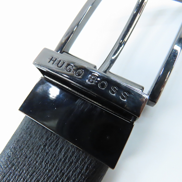 実際に弊社で買取させて頂いたHUGO BOSS/ヒューゴボス レザーベルト スクエアバックルの画像 3枚目