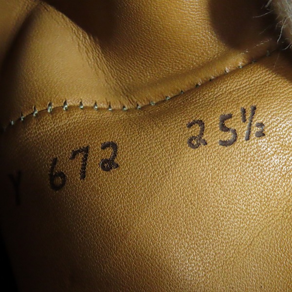 実際に弊社で買取させて頂いたREGAL/リーガル サイドゴアブーツ ブラウン 672/25.5の画像 5枚目