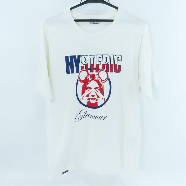 実際に弊社で買取させて頂いたHYSTERIC GLAMOUR×BE@RBRICK/ヒステリックグラマー×ベアブリック GIRLS FACE Tシャツ ホワイト 02202CT21/M