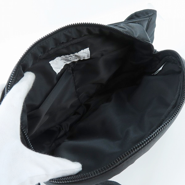 実際に弊社で買取させて頂いたPORTER/ポーター ウェスト/ボディバッグ ブラックの画像 3枚目