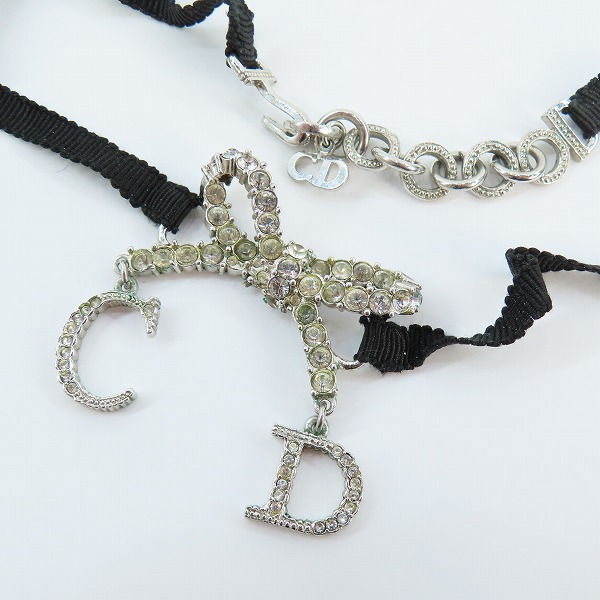 実際に弊社で買取させて頂いたChristian Dior/クリスチャンディオール リボン/ロゴ チョーカーネックレス 