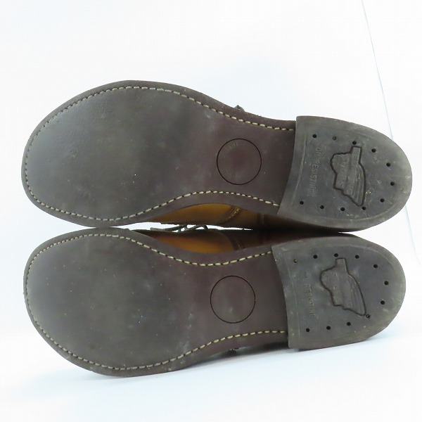 実際に弊社で買取させて頂いたRED WING/レッドウィング IRON RANGE/アイアンレンジブーツ 8113/9Dの画像 2枚目