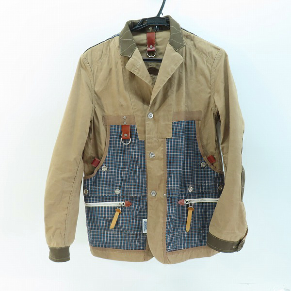 実際に弊社で買取させて頂いたJUNYA WATANABE MAN×SEIL MARSCHALL/ジュンヤワタナベマン×サイルマーシャル AD2013 リバーシブル ジャケット WM-J402/Mの画像 2枚目