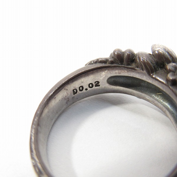 実際に弊社で買取させて頂いたKONRON/コンロン フラワーバタフライリング/9号の画像 7枚目