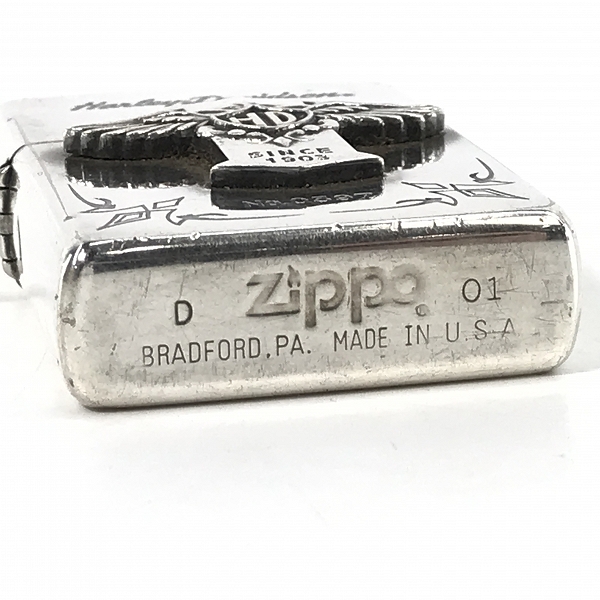 実際に弊社で買取させて頂いたZIPPO/ジッポー HARLEY DAVIDSON/ハーレーダビッドソン 2001年製の画像 2枚目