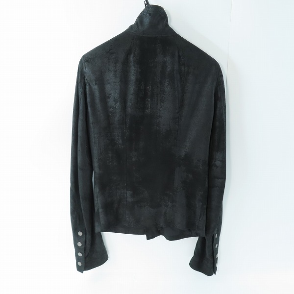 実際に弊社で買取させて頂いたRICK OWENS/リックオウエンス ラムレザージャケット RU5768/46の画像 1枚目