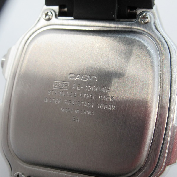 実際に弊社で買取させて頂いたCASIO/カシオ Standard 100m防水 デジタル 腕時計 AE-1200WHの画像 3枚目