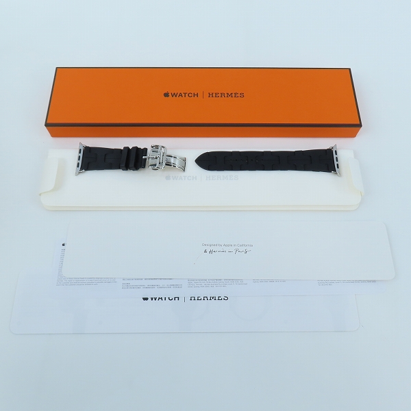 実際に弊社で買取させて頂いたHERMES/エルメス Apple Watch/アップルウォッチ キリム シンプルトゥールストラップの画像 9枚目
