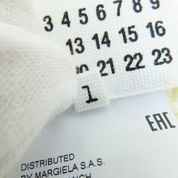 実際に弊社で買取させて頂いたMaison Martin Margiela 10/メゾンマルタンマルジェラ 21AW デストロイ ウールニット S50GP0252 S17833/1の画像 3枚目
