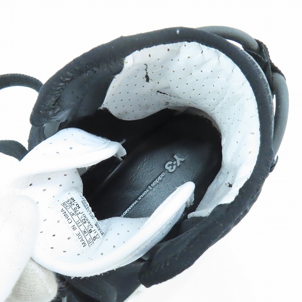 実際に弊社で買取させて頂いたY-3/ワイスリー adidas×yohji yamamoto KASABARU/カサバル ハイカットスニーカー F99800/27の画像 4枚目