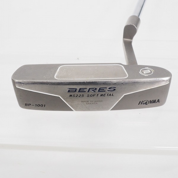 実際に弊社で買取させて頂いたHONMA/ホンマ BERES/ベレス BP-1001 MS225 SOFT METAL パター 32.75インチ ヘッドカバー付きの画像 5枚目