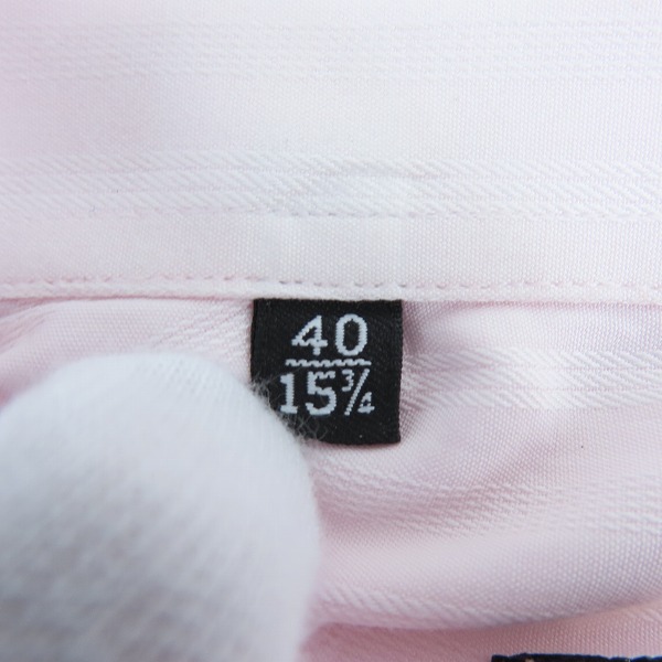 実際に弊社で買取させて頂いたGUCCI/グッチ  ストライプ 長袖シャツ 40 15-3/4の画像 3枚目